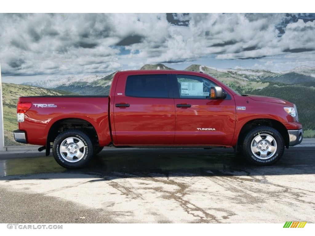 Barcelona Red Metallic 2013 Toyota Tundra TRD CrewMax 4x4 Exterior Photo #73021783