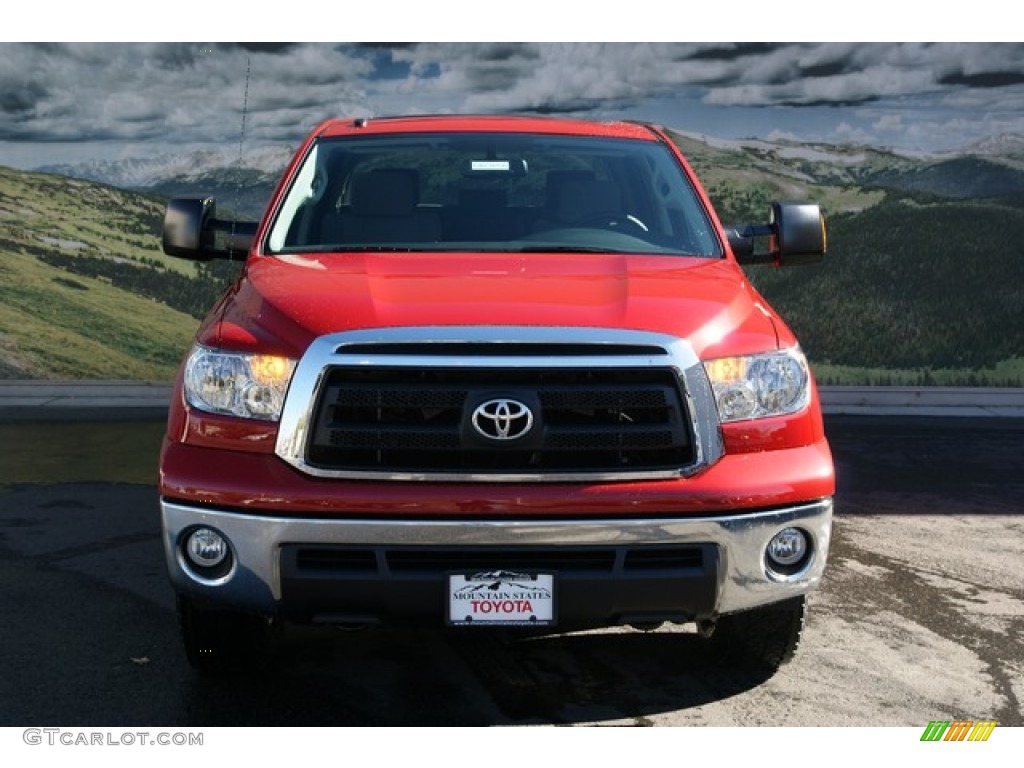 2013 Tundra TRD CrewMax 4x4 - Barcelona Red Metallic / Graphite photo #3