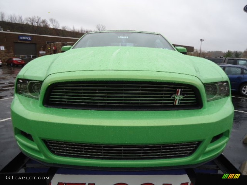 2013 Mustang V6 Mustang Club of America Edition Convertible - Gotta Have It Green / Charcoal Black photo #6