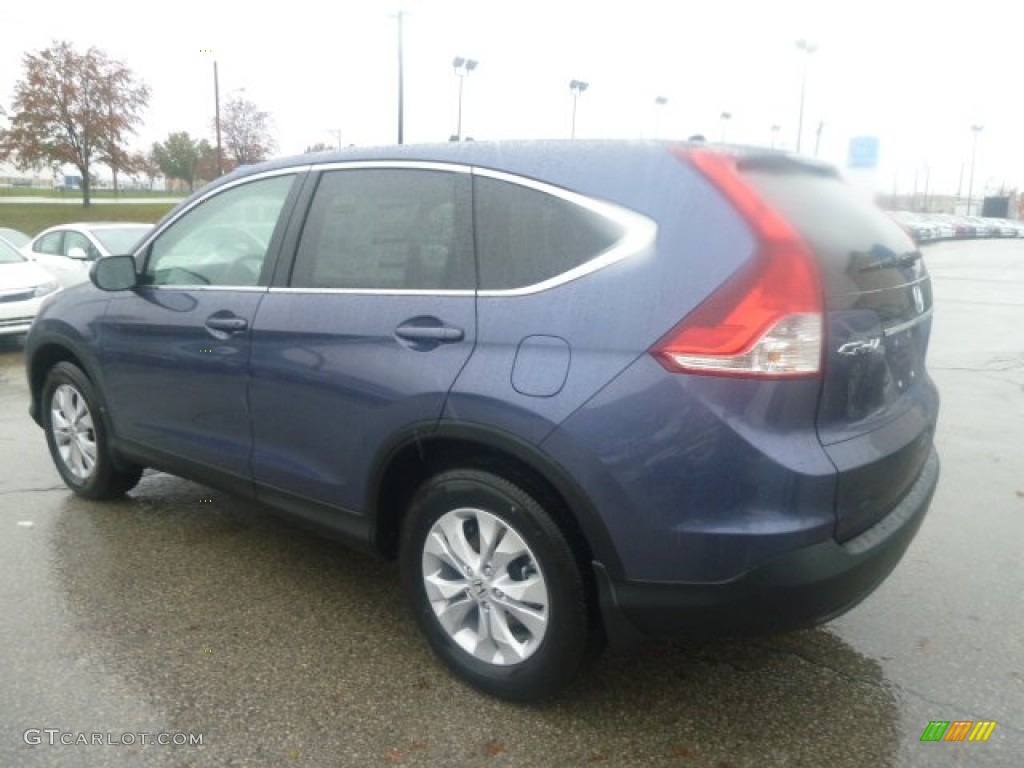 2013 CR-V EX AWD - Twilight Blue Metallic / Gray photo #2