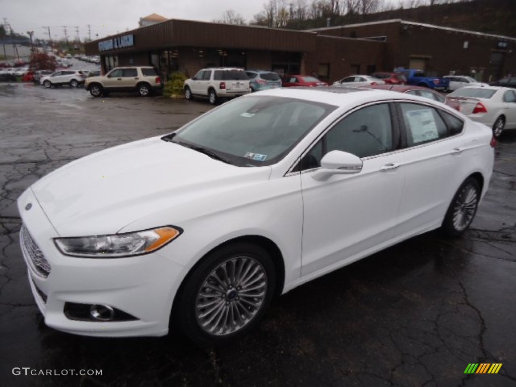 2013 Fusion Titanium - Oxford White / Charcoal Black photo #5