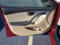 2013 Red Allure Hyundai Elantra GLS  photo #7