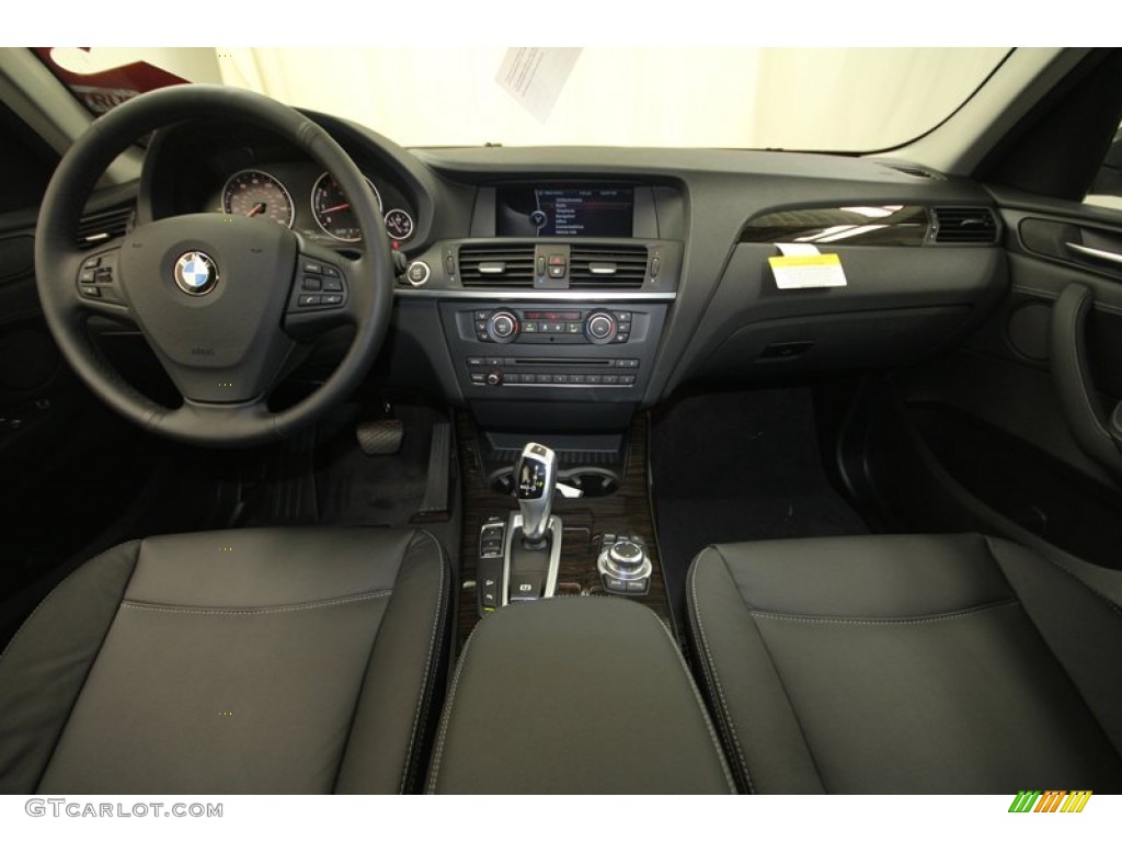 2013 BMW X3 xDrive 28i Black Dashboard Photo #73022881