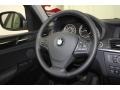 Black 2013 BMW X3 xDrive 28i Steering Wheel