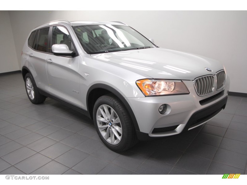 Titanium Silver Metallic 2013 BMW X3 xDrive 28i Exterior Photo #73023445