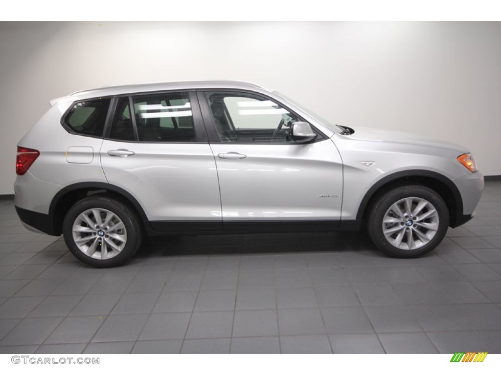 Titanium Silver Metallic 2013 BMW X3 xDrive 28i Exterior Photo #73023460