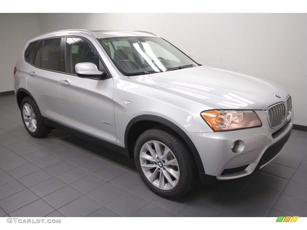 Titanium Silver Metallic 2013 BMW X3 xDrive 28i Exterior Photo #73023544