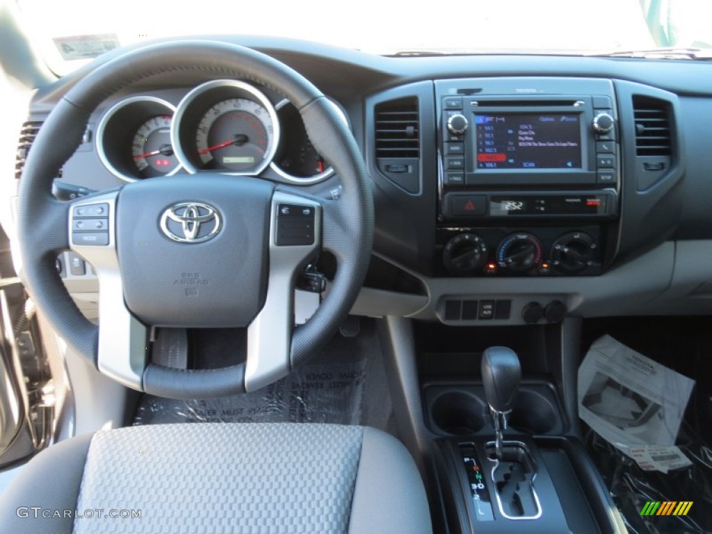 2013 Toyota Tacoma Double Cab Graphite Dashboard Photo #73023952