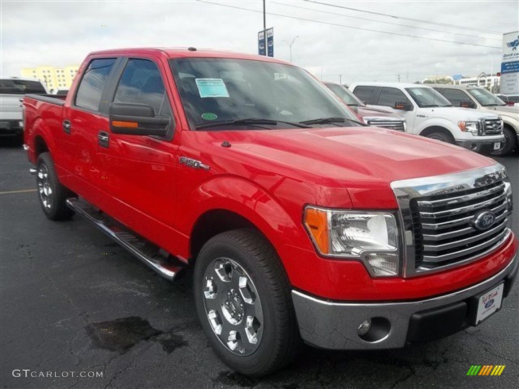 Race Red 2012 Ford F150 XLT SuperCrew Exterior Photo #73024128