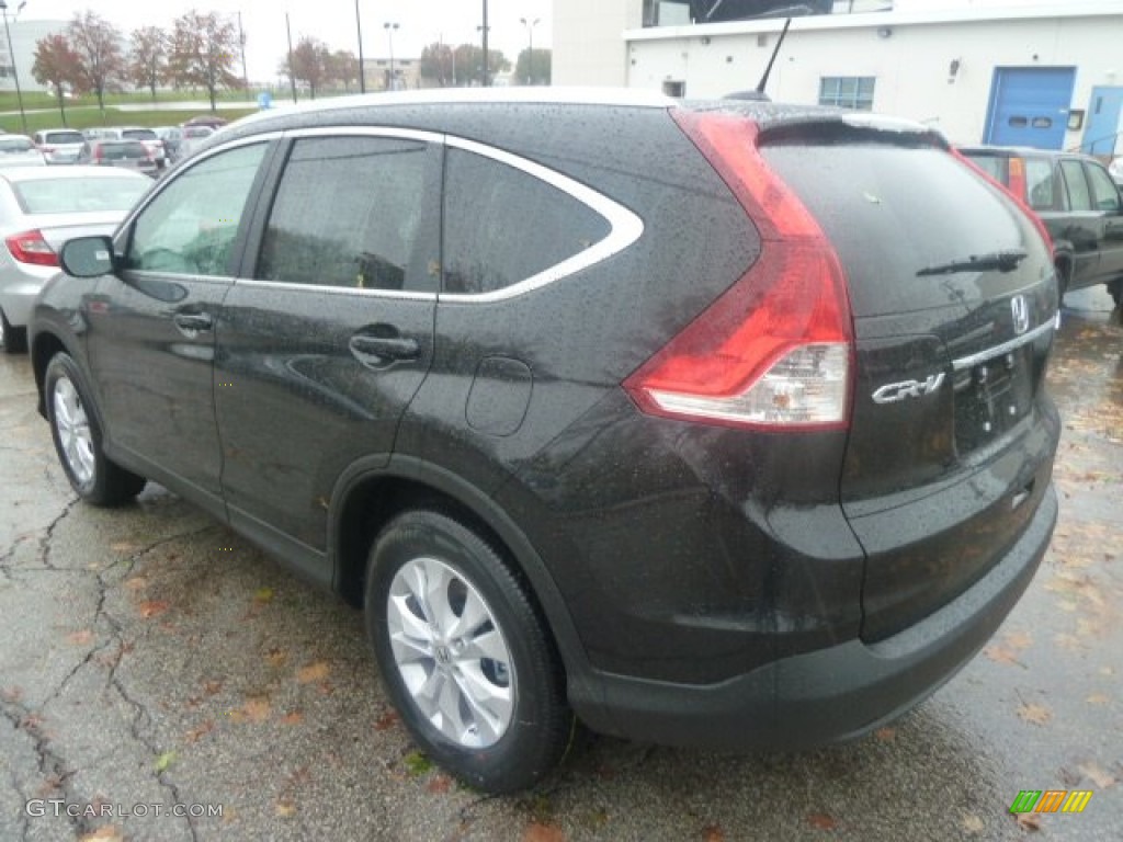 2013 CR-V EX-L AWD - Crystal Black Pearl / Black photo #2
