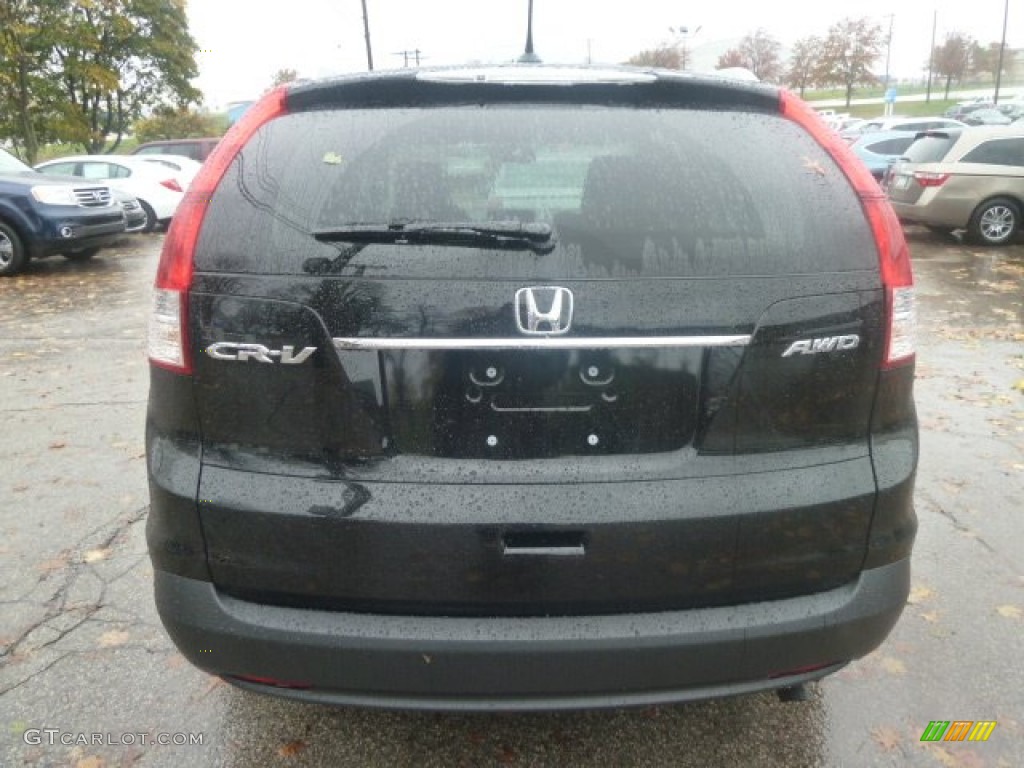 2013 CR-V EX-L AWD - Crystal Black Pearl / Black photo #3