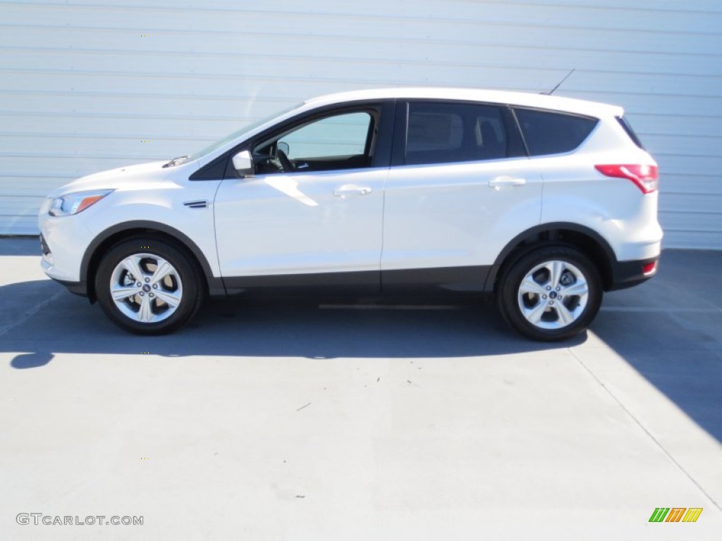 2013 Escape SE 1.6L EcoBoost - White Platinum Metallic Tri-Coat / Charcoal Black photo #5