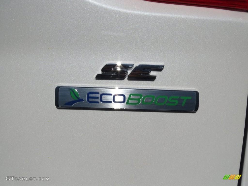 2013 Escape SE 1.6L EcoBoost - White Platinum Metallic Tri-Coat / Charcoal Black photo #12