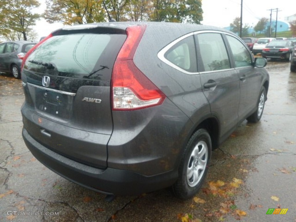 2013 CR-V LX AWD - Polished Metal Metallic / Gray photo #4