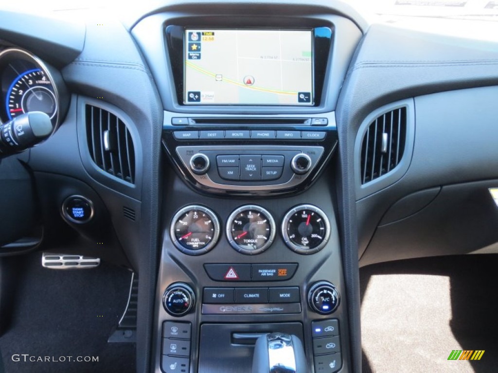 2013 Genesis Coupe 3.8 Track - Becketts Black / Black Leather photo #22