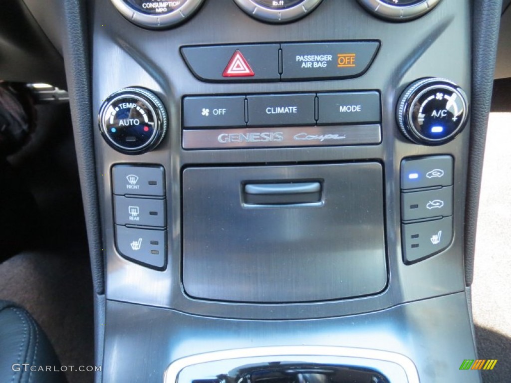 2013 Genesis Coupe 3.8 Track - Becketts Black / Black Leather photo #25