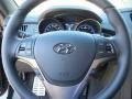 Black Leather 2013 Hyundai Genesis Coupe 3.8 Track Steering Wheel