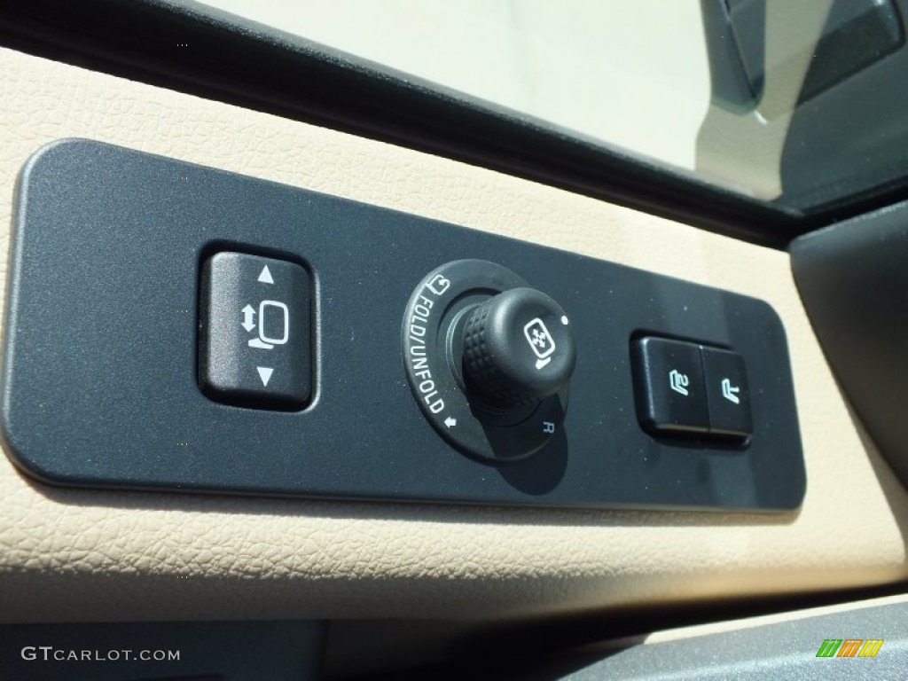 2012 F350 Super Duty Lariat Crew Cab 4x4 - Green Gem Metallic / Adobe photo #12