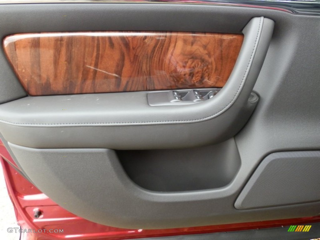 2013 Lincoln MKS AWD Charcoal Black Door Panel Photo #73026798