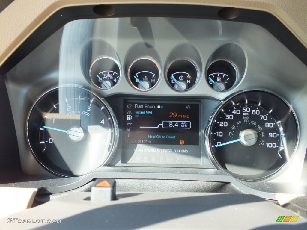 2012 Ford F450 Super Duty Lariat Crew Cab 4x4 Dually Gauges Photo #73027093