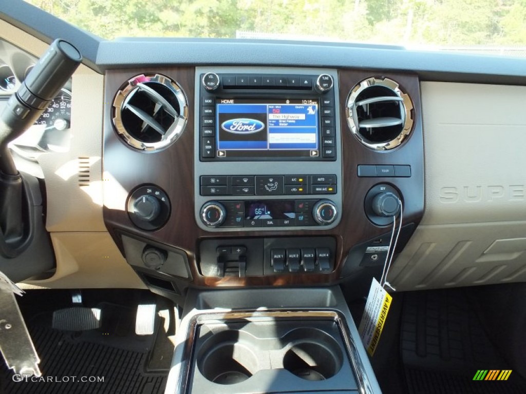 2012 Ford F450 Super Duty Lariat Crew Cab 4x4 Dually Controls Photo #73027146