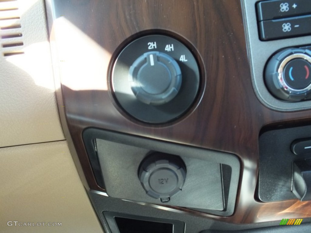 2012 Ford F450 Super Duty Lariat Crew Cab 4x4 Dually Controls Photo #73027231