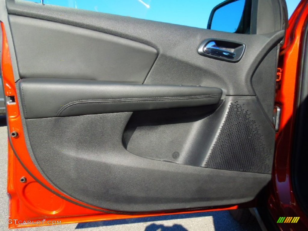 2013 Dodge Journey American Value Package Black Door Panel Photo #73028584