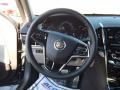 Light Platinum/Jet Black Accents 2013 Cadillac ATS 2.0L Turbo Performance Steering Wheel