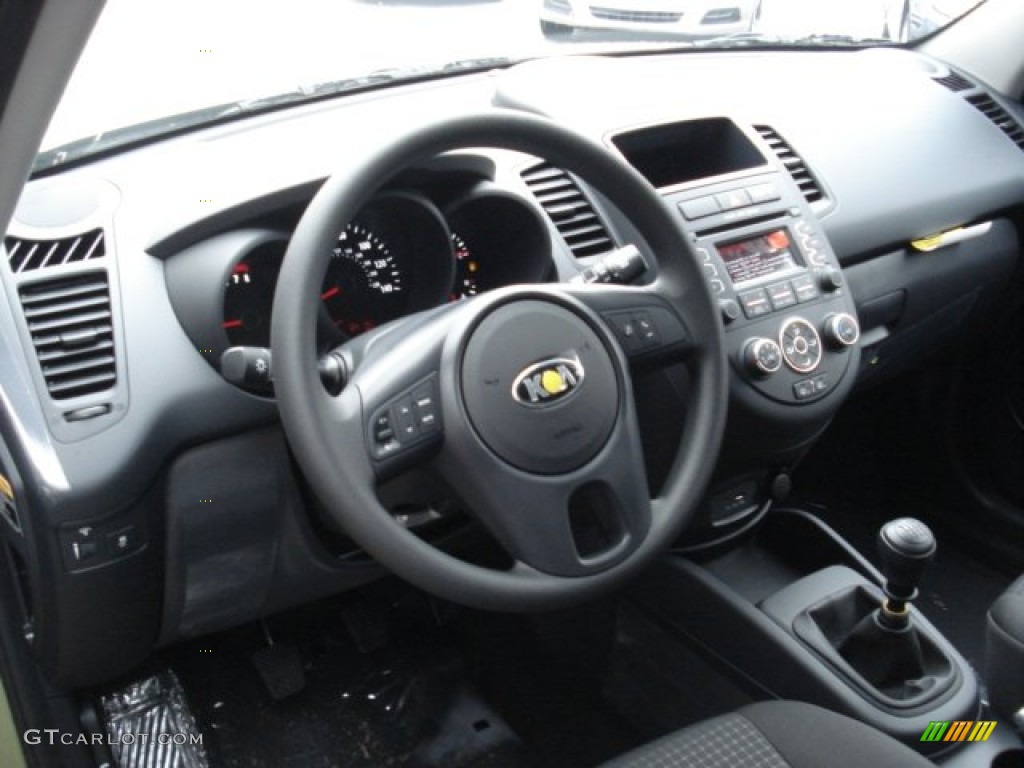 Black Cloth Interior 2013 Kia Soul 1.6 Photo #73029091