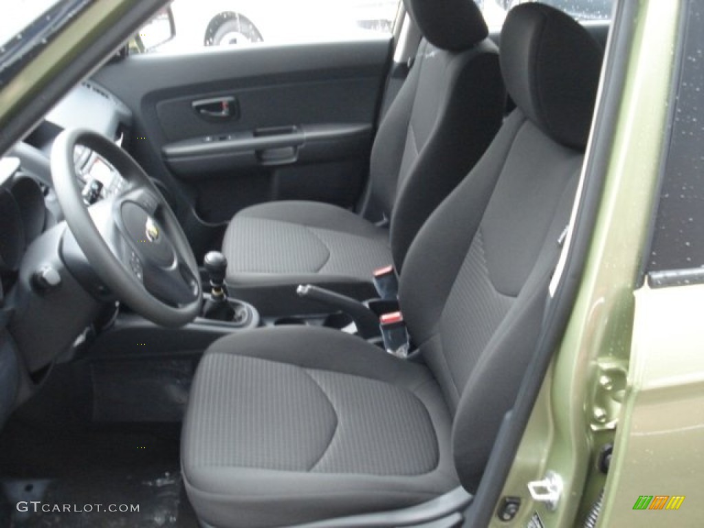 Black Cloth Interior 2013 Kia Soul 1.6 Photo #73029115