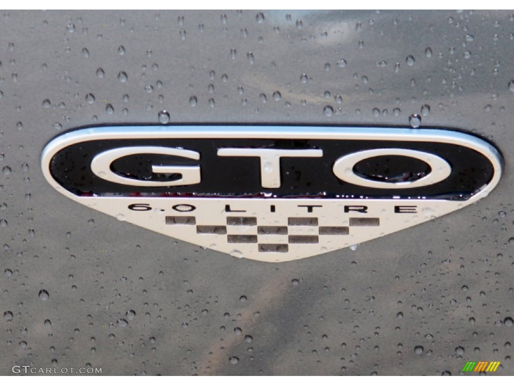 2006 GTO Coupe - Cyclone Gray Metallic / Black photo #21