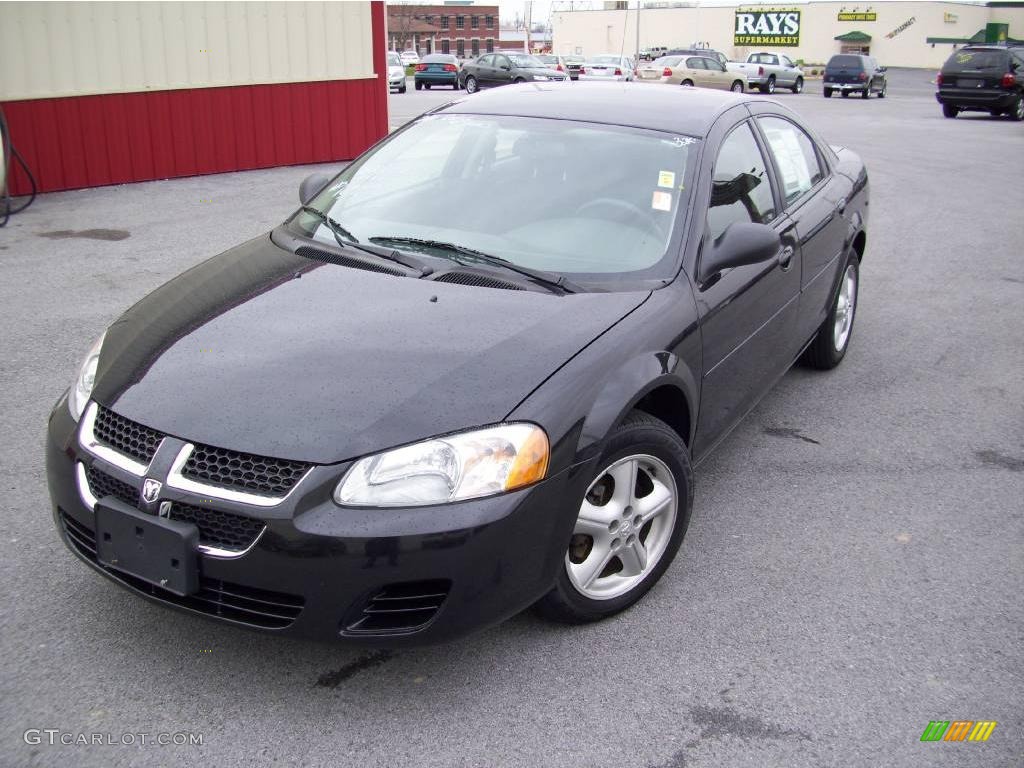 2006 Stratus SXT Sedan - Brilliant Black / Dark Slate Grey photo #1