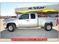 2009 Silver Birch Metallic GMC Sierra 1500 SLE Z71 Extended Cab 4x4  photo #2