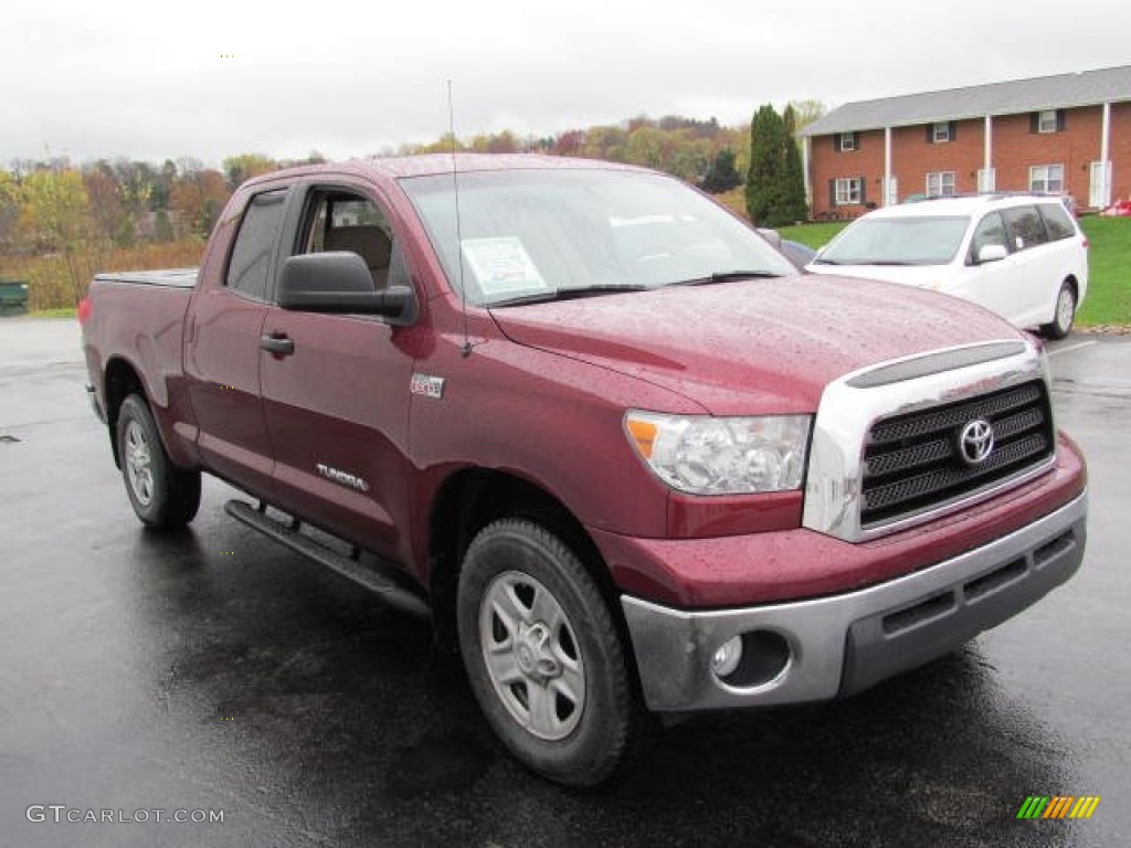 Salsa Red Pearl 2008 Toyota Tundra Double Cab 4x4 Exterior Photo #73031431