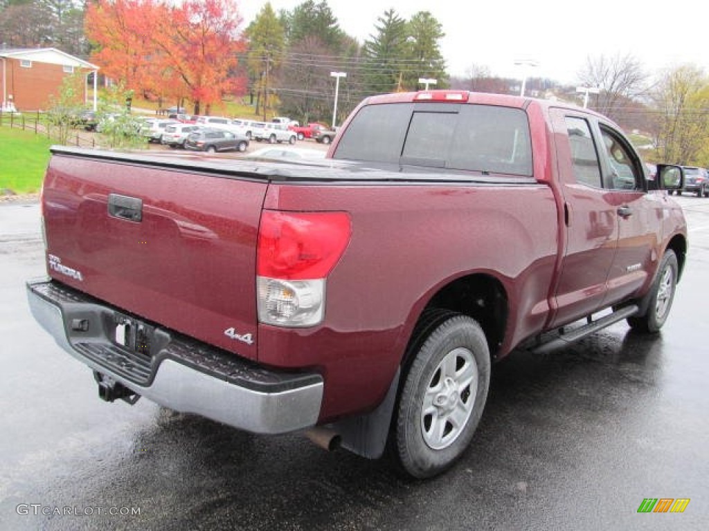 2008 Tundra Double Cab 4x4 - Salsa Red Pearl / Beige photo #6