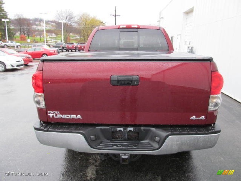 2008 Tundra Double Cab 4x4 - Salsa Red Pearl / Beige photo #7