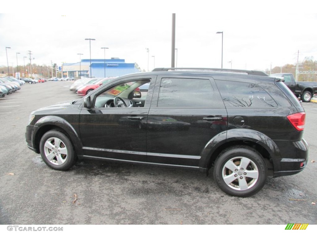 Brilliant Black Crystal Pearl 2012 Dodge Journey SXT AWD Exterior Photo #73031974
