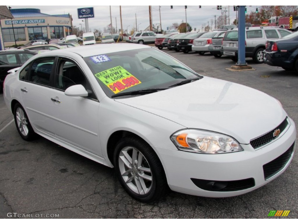 2012 Impala LTZ - Summit White / Ebony photo #3