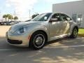 2013 Moonrock Silver Metallic Volkswagen Beetle 2.5L  photo #3