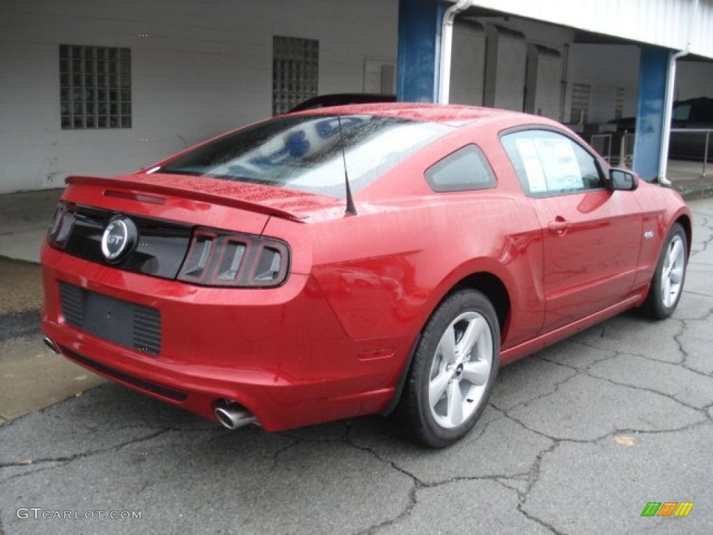 Red Candy Metallic 2013 Ford Mustang GT Coupe Exterior Photo #73034482