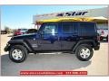 2013 True Blue Pearl Jeep Wrangler Unlimited Sport S 4x4  photo #3