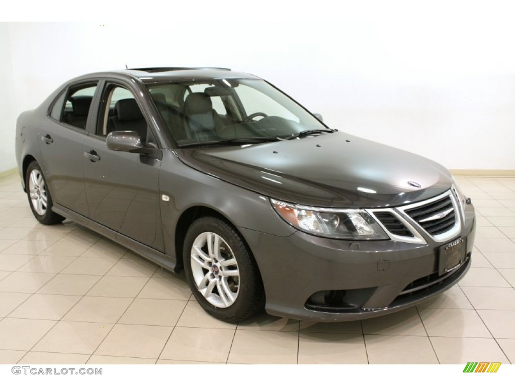 Carbon Grey Metallic 2011 Saab 9-3 2.0T Sport Sedan Exterior Photo #73035075