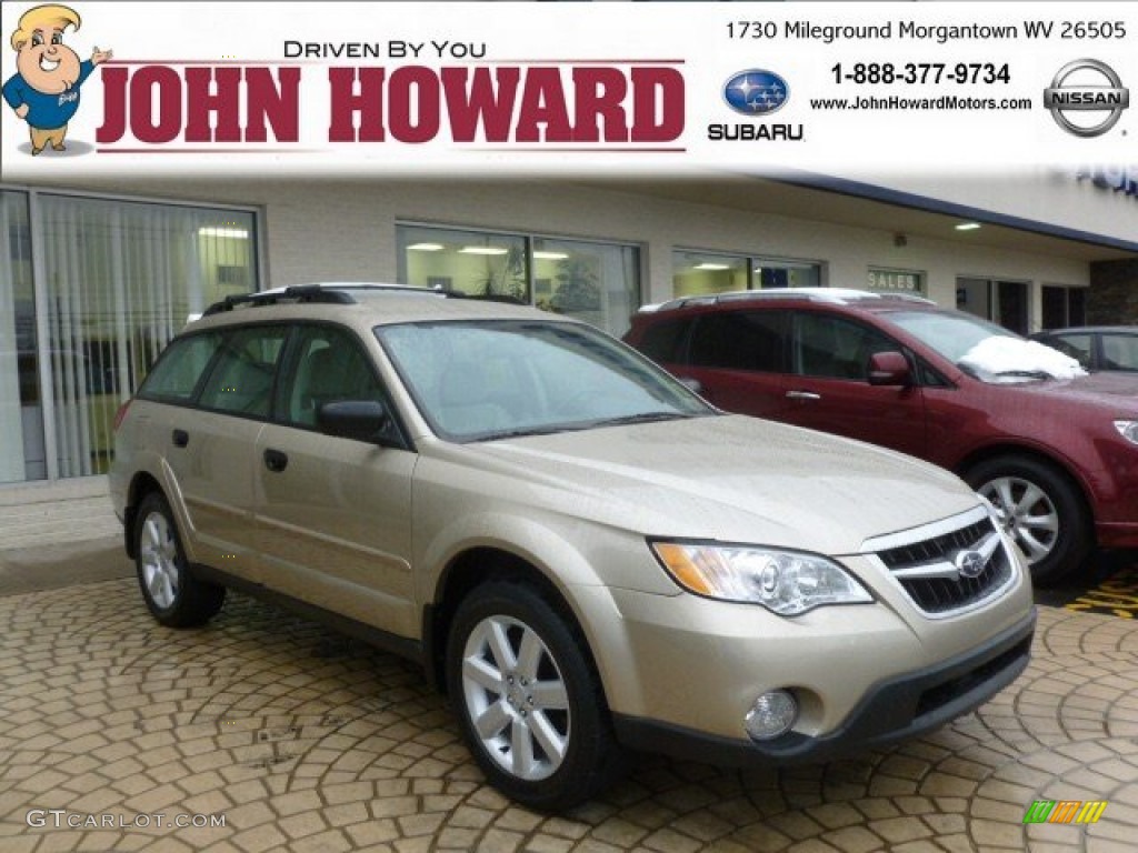 2009 Outback 2.5i Special Edition Wagon - Harvest Gold Metallic / Warm Ivory photo #1
