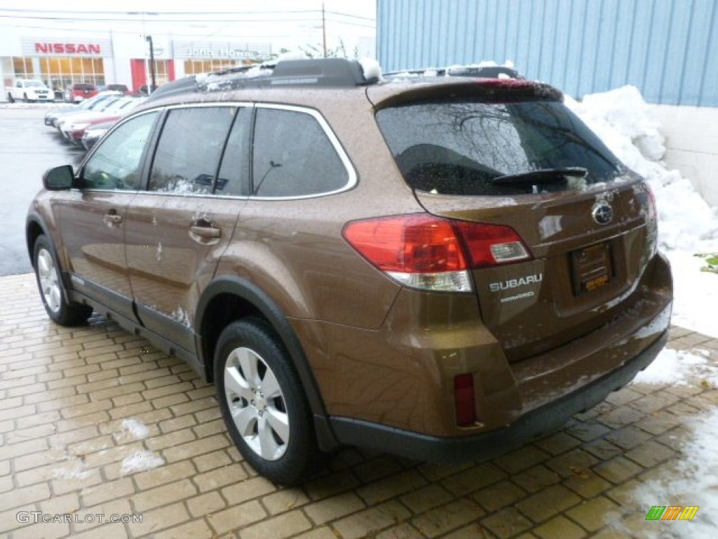 2011 Outback 2.5i Premium Wagon - Caramel Bronze Pearl / Warm Ivory photo #9