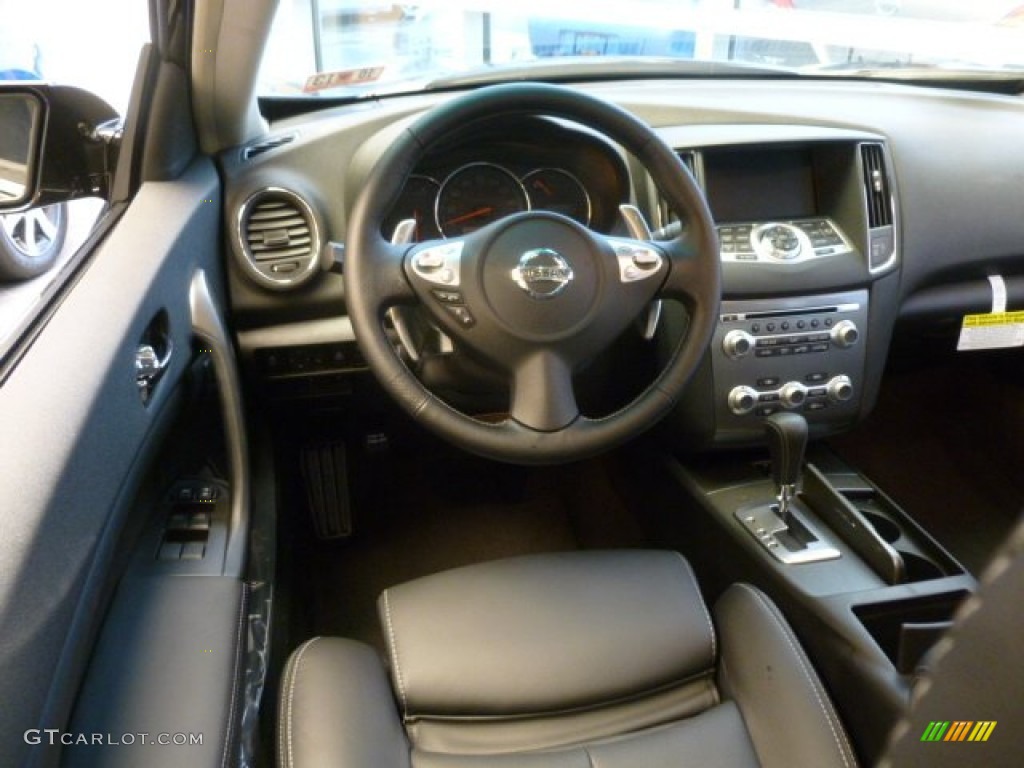 2013 Nissan Maxima 3.5 SV Sport Charcoal Dashboard Photo #73038025