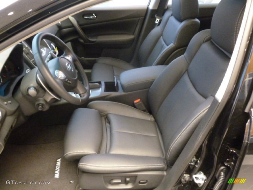 Charcoal Interior 2013 Nissan Maxima 3.5 SV Sport Photo #73038040