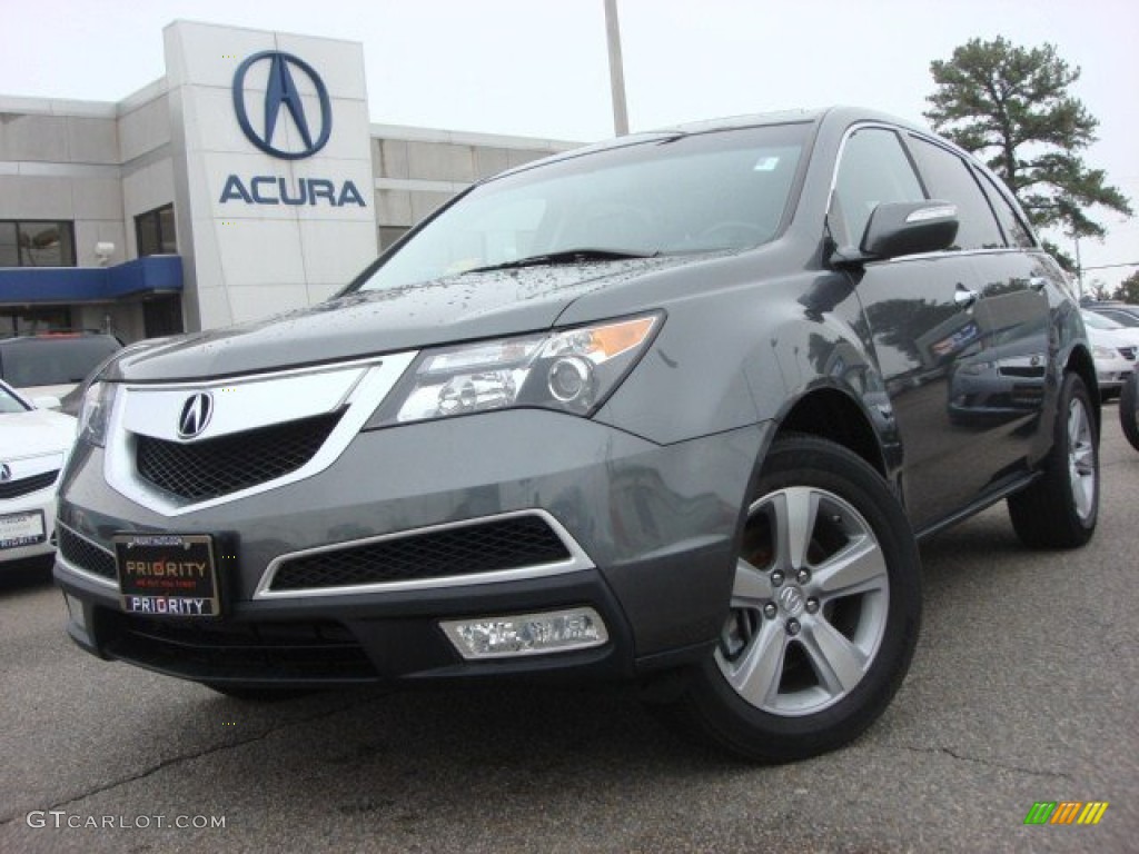 2010 MDX  - Polished Metal Metallic / Ebony photo #1