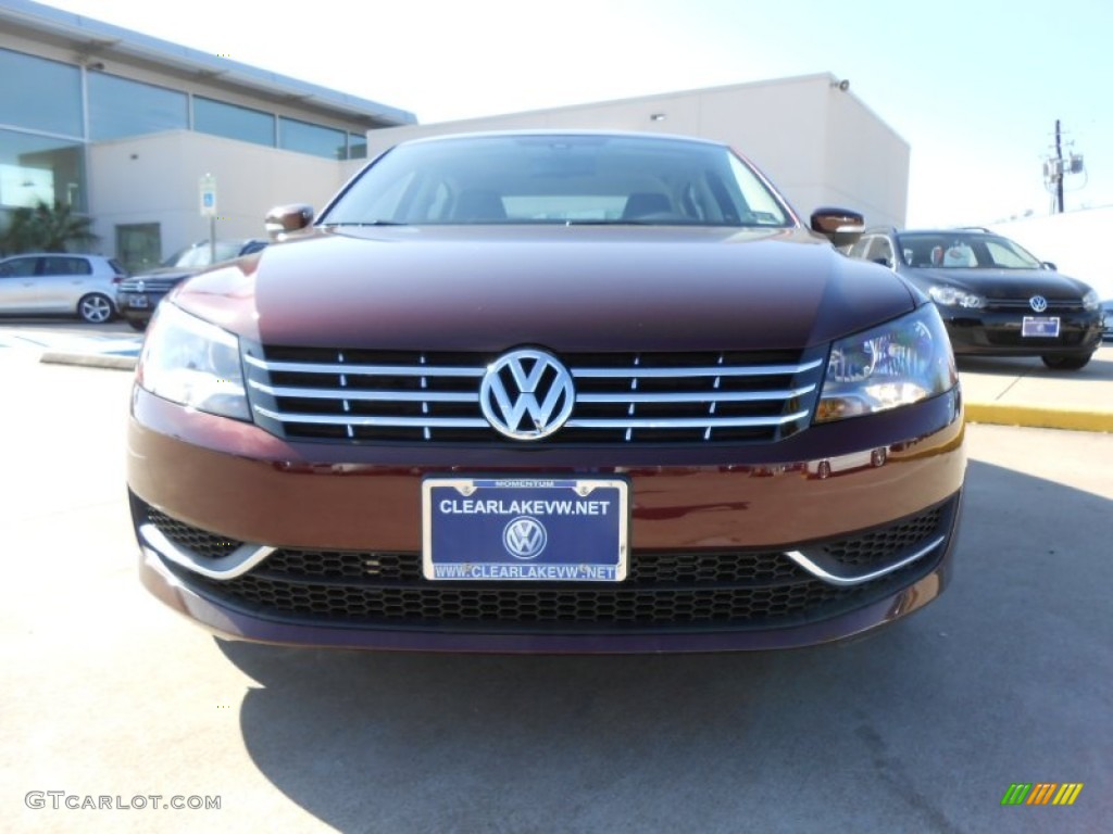 2013 Passat TDI SE - Opera Red Metallic / Titan Black photo #2