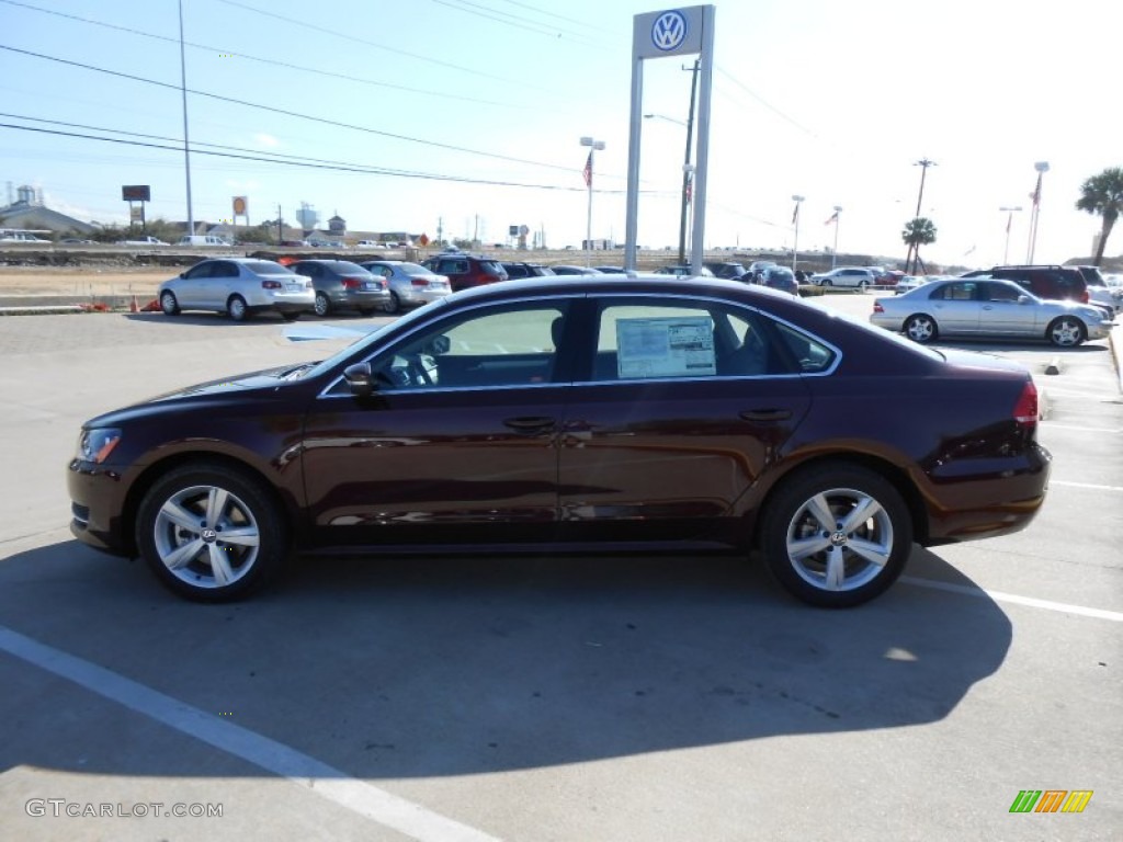 2013 Passat TDI SE - Opera Red Metallic / Titan Black photo #4