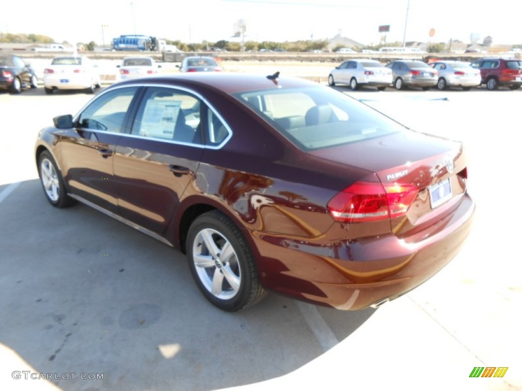 2013 Passat TDI SE - Opera Red Metallic / Titan Black photo #5